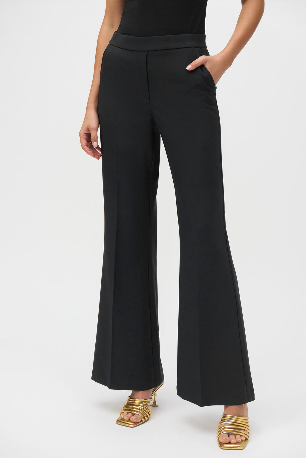 Joseph Ribkoff Lux Twill Flared Pull On Pant