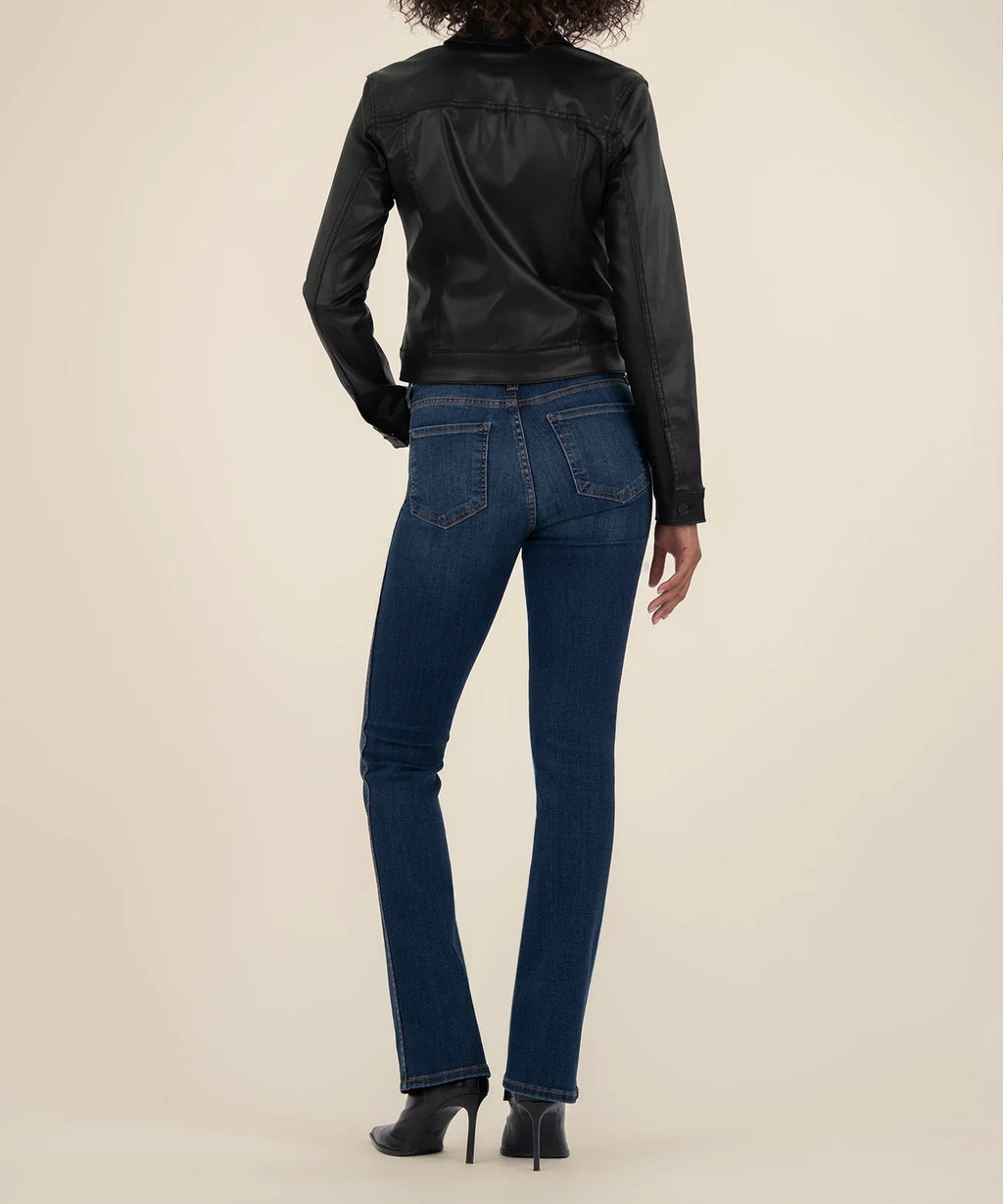 KUT Julia Coated Denim Jacket