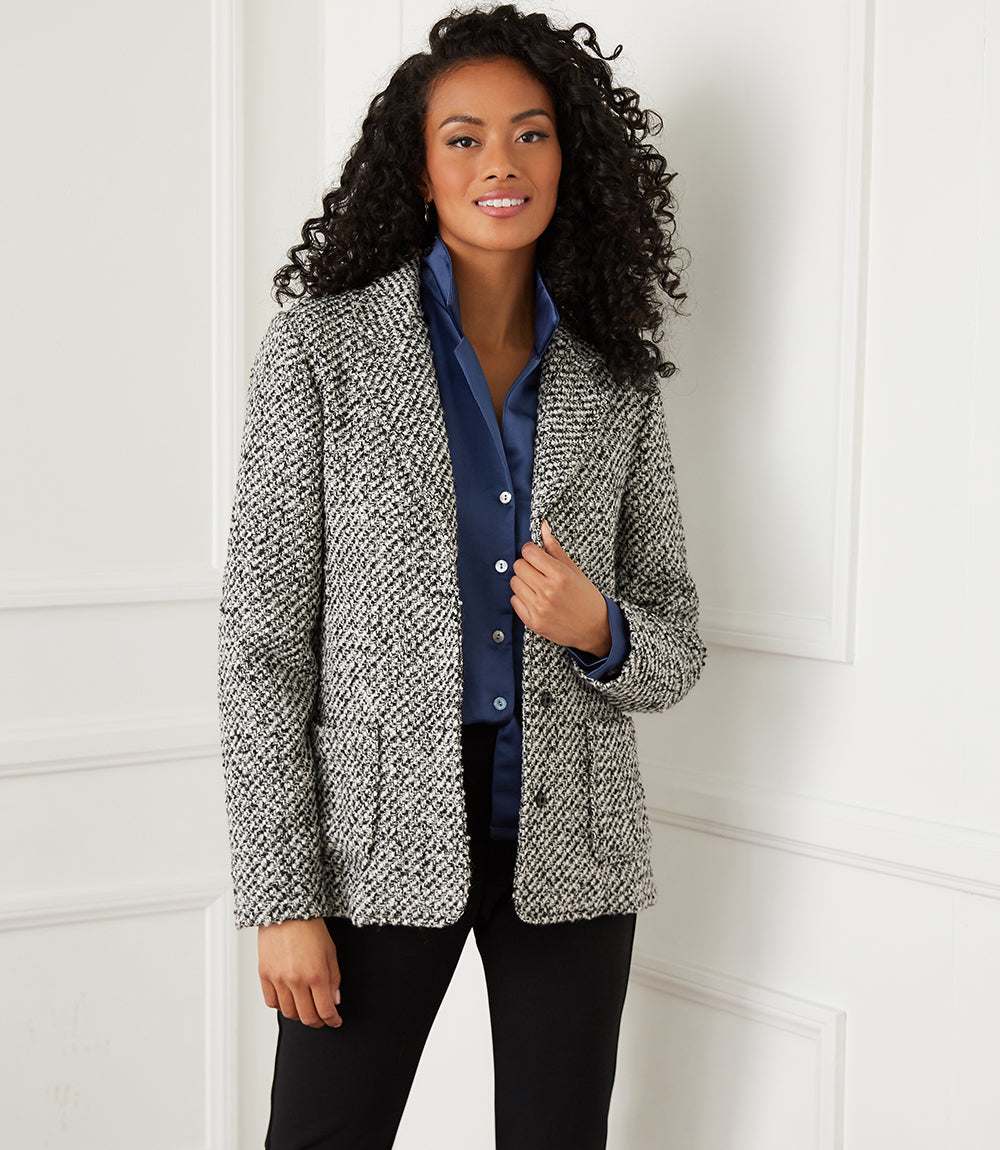 Karen Kane Tweed Blazer