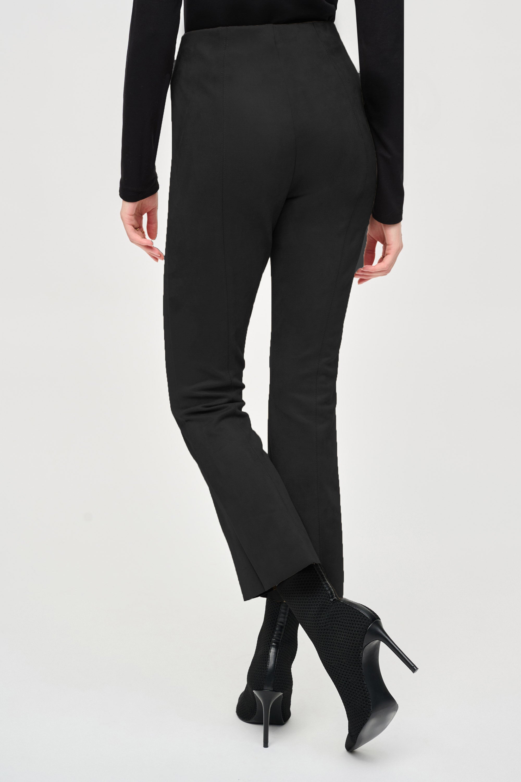 Joseph Ribkoff Scuba Suede Flared Pant