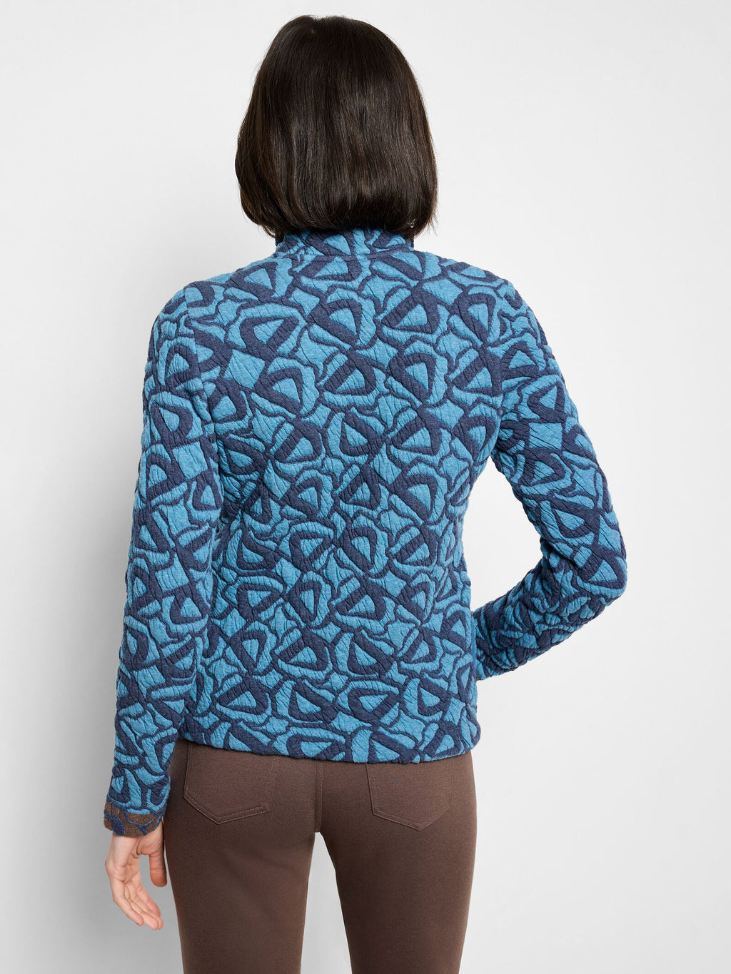 Nic+Zoe Quilted Faux Leather Jacket