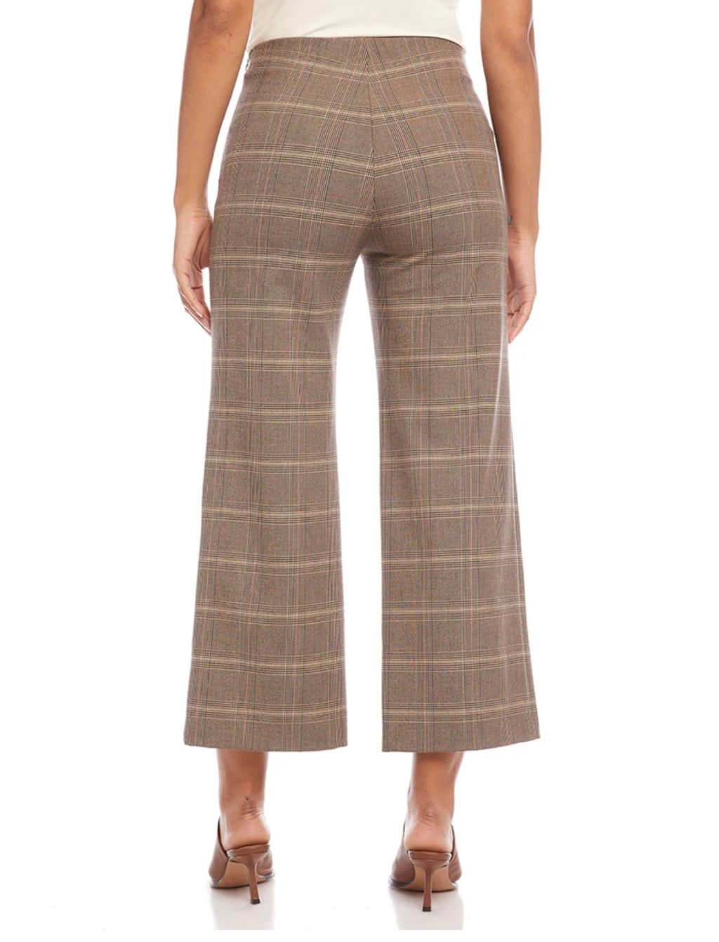 Karen Kane Plaid Crop Pant